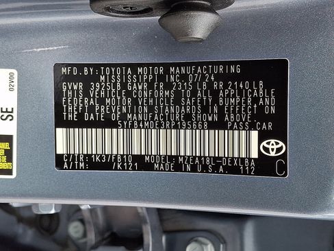 Certified 2024 Toyota Corolla LE FWD image 26