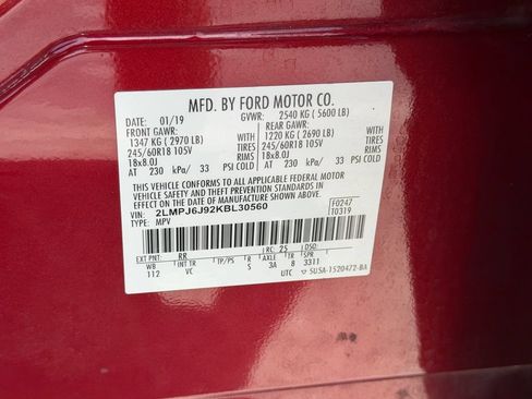 Used 2019 Lincoln Nautilus FWD image 19