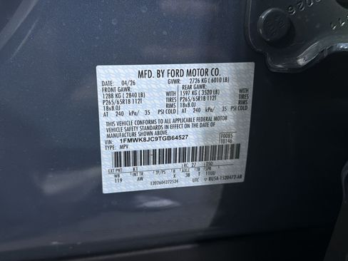 New 2026 Ford Explorer Tremor w/ Tremor Ultimate Package AWD/4WD image 41