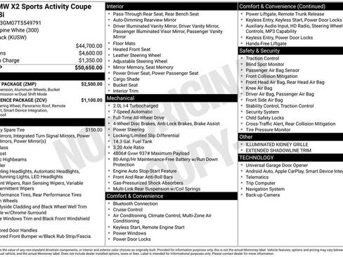Used 2026 BMW X2 xDrive28i w/ M Sport Package AWD/4WD image 11