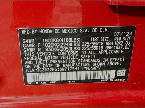 Certified 2025 Honda HR-V Sport image 42