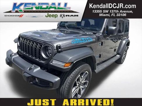 Certified 2025 Jeep Wrangler Unlimited Sport S 4xe w/ LED Headlamp & Fog Lamp Group AWD/4WD image 1