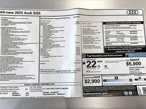 New 2025 Audi SQ5 Premium Plus image 14