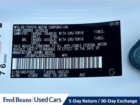 Used 2025 Toyota Land Cruiser 1958 AWD/4WD image 39