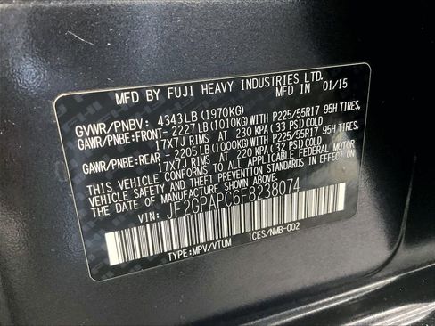 Used 2015 Subaru Crosstrek 2.0i Limited AWD/4WD image 36