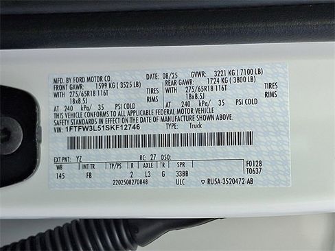 New 2025 Ford F150 XLT w/ Equipment Group 302A MID image 18
