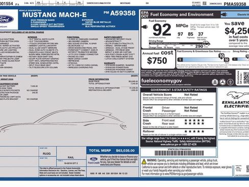 Used 2023 Ford Mustang Mach-E Premium AWD/4WD image 14