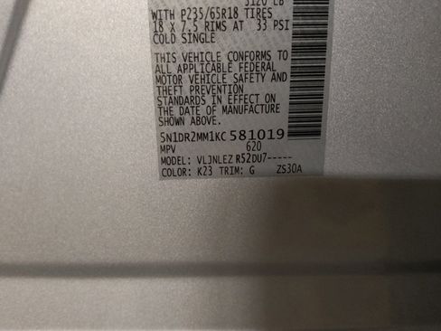 Used 2019 Nissan Pathfinder SV image 33