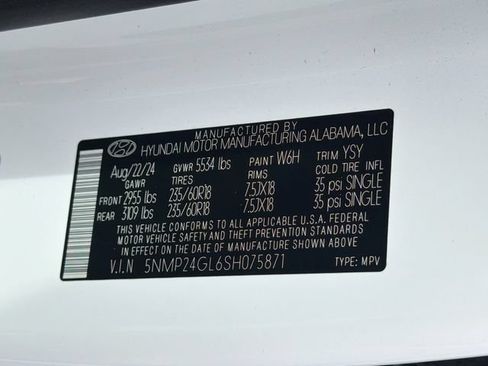 Certified 2025 Hyundai Santa Fe SEL FWD image 31