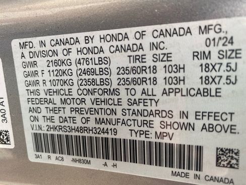 Certified 2024 Honda CR-V EX image 39