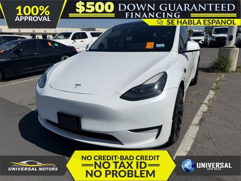 Used 2021 Tesla Model Y Long Range AWD/4WD image 1