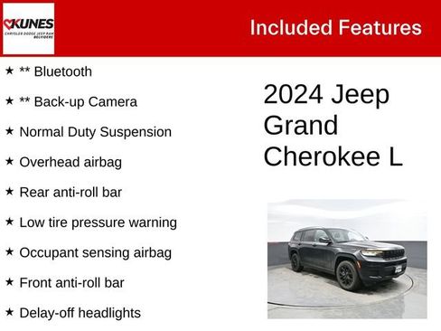 Used 2024 Jeep Grand Cherokee L Laredo AWD/4WD image 3