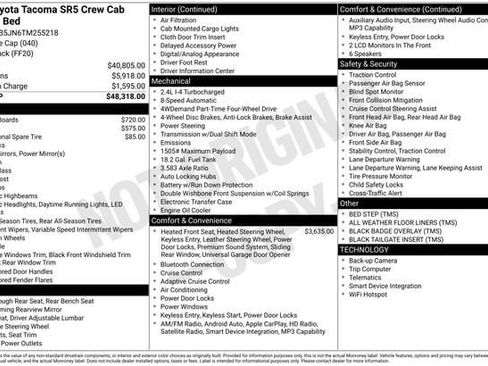 New 2026 Toyota Tacoma SR5 AWD/4WD image 4