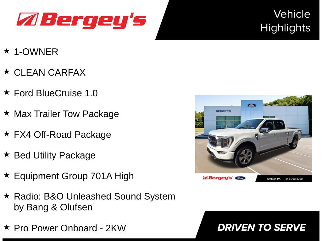 Certified 2023 Ford F150 Platinum w/ Equipment Group 701A High AWD/4WD image 5