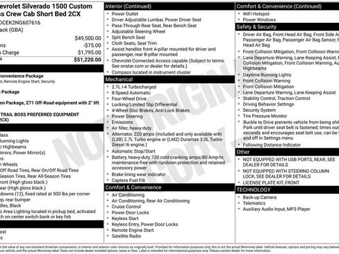 Used 2022 Chevrolet Silverado 1500 Custom Trail Boss image 8