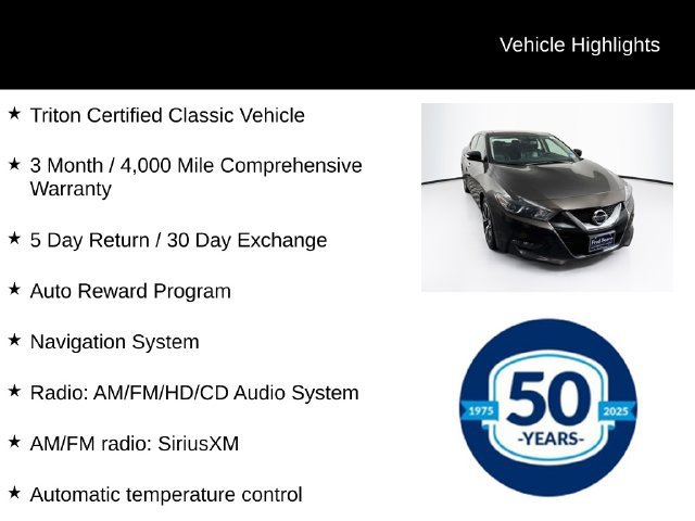 Used 2016 Nissan Maxima 3.5 SL FWD image 8