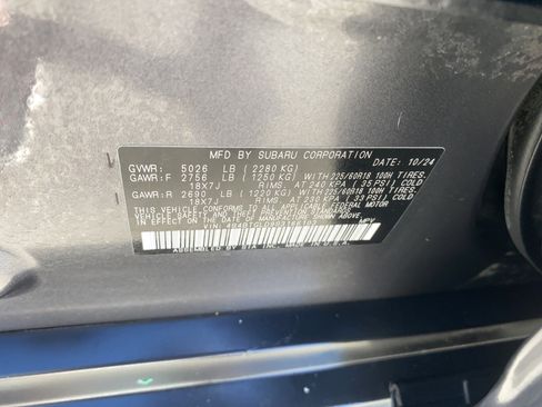 Certified 2025 Subaru Outback Onyx Edition XT AWD/4WD image 26