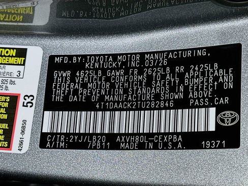 New 2026 Toyota Camry XSE FWD image 16