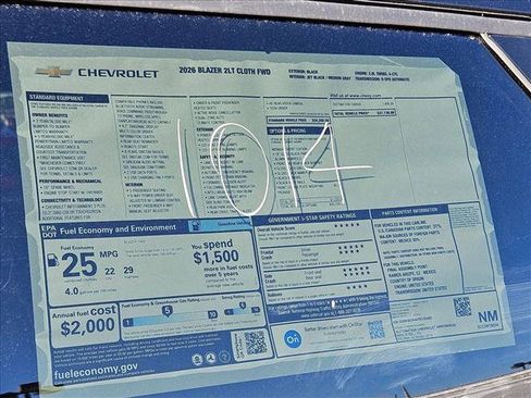 New 2026 Chevrolet Blazer LT w/ Midnight/Sport Edition image 17