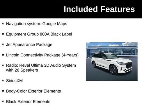 New 2026 Lincoln Aviator Black Label w/ Jet Appearance Package AWD/4WD image 6