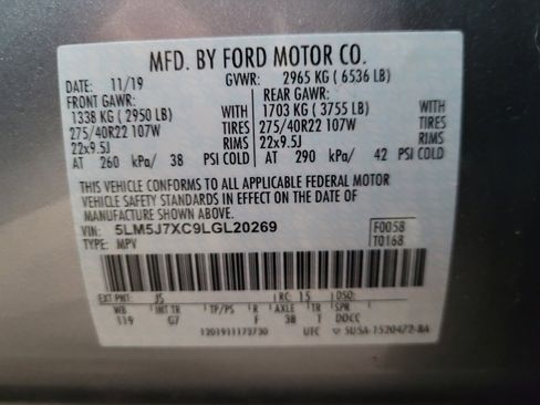 Used 2020 Lincoln Aviator Reserve w/ Equipment Group 202A image 33