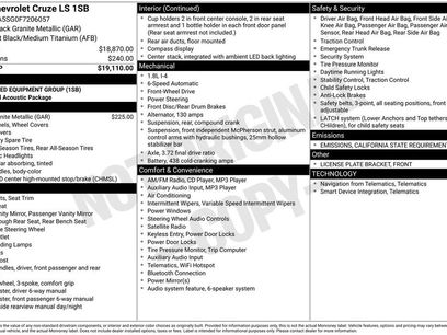 Used 2015 Chevrolet Cruze LS
