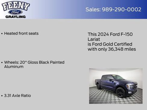 Certified 2024 Ford F150 Lariat AWD/4WD image 25