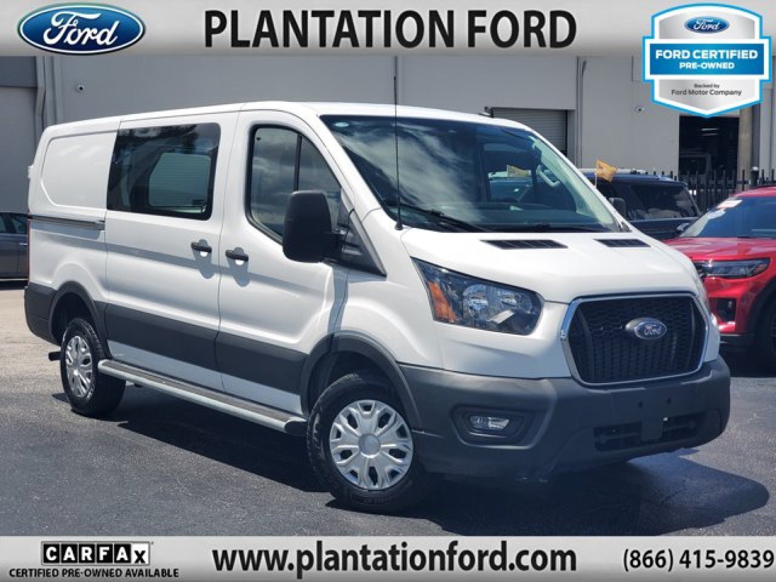 Certified 2023 Ford Transit 250 Low Roof w/ Exterior Upgrade Package RWD image 1