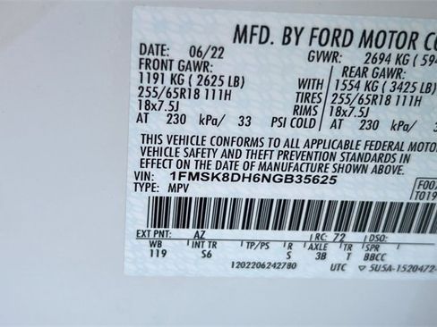 Used 2022 Ford Explorer XLT w/ Equipment Group 202A image 39