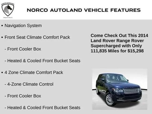 Used 2014 Land Rover Range Rover Supercharged AWD/4WD image 7