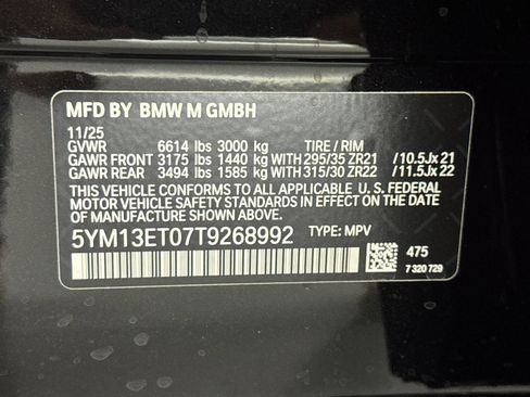 New 2026 BMW X5 M Competition w/ Executive Package image 20