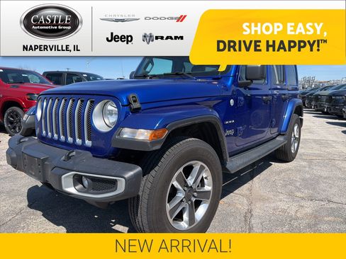 Used 2020 Jeep Wrangler Unlimited Sahara w/ Uconnect 4C Nav & Sound Group image 1