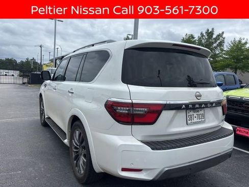 Used 2021 Nissan Armada Platinum w/ Captain's Chairs Package RWD image 5