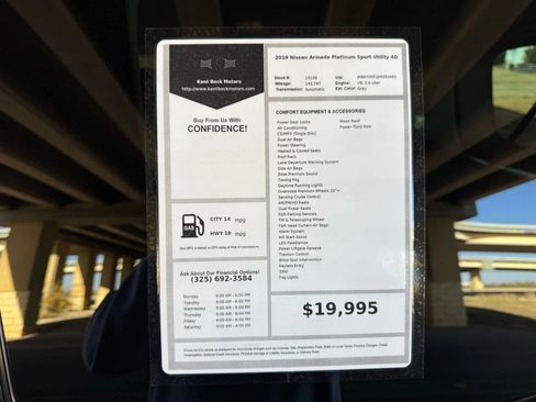 Used 2019 Nissan Armada Platinum w/ Captain's Chairs Package image 36