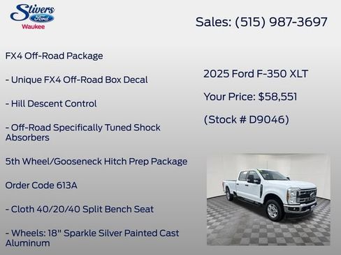 Certified 2025 Ford F350 XLT AWD/4WD image 8