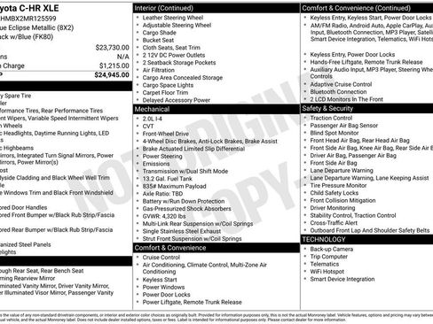Used 2021 Toyota C-HR XLE image 17