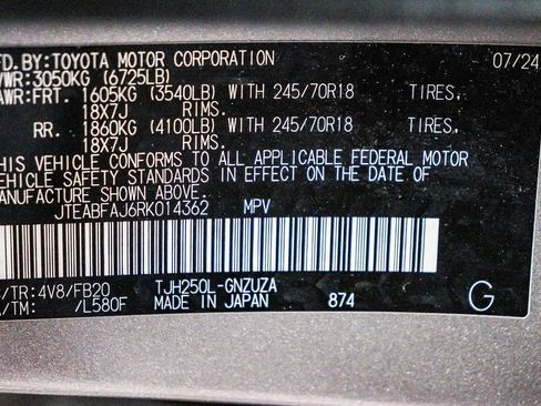 Used 2024 Toyota Land Cruiser 1958 AWD/4WD image 42