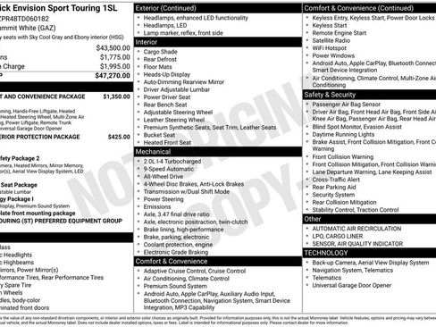 New 2026 Buick Envision Sport Touring AWD/4WD image 52