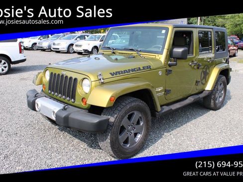 Used 2008 Jeep Wrangler Unlimited Sahara AWD/4WD image 1