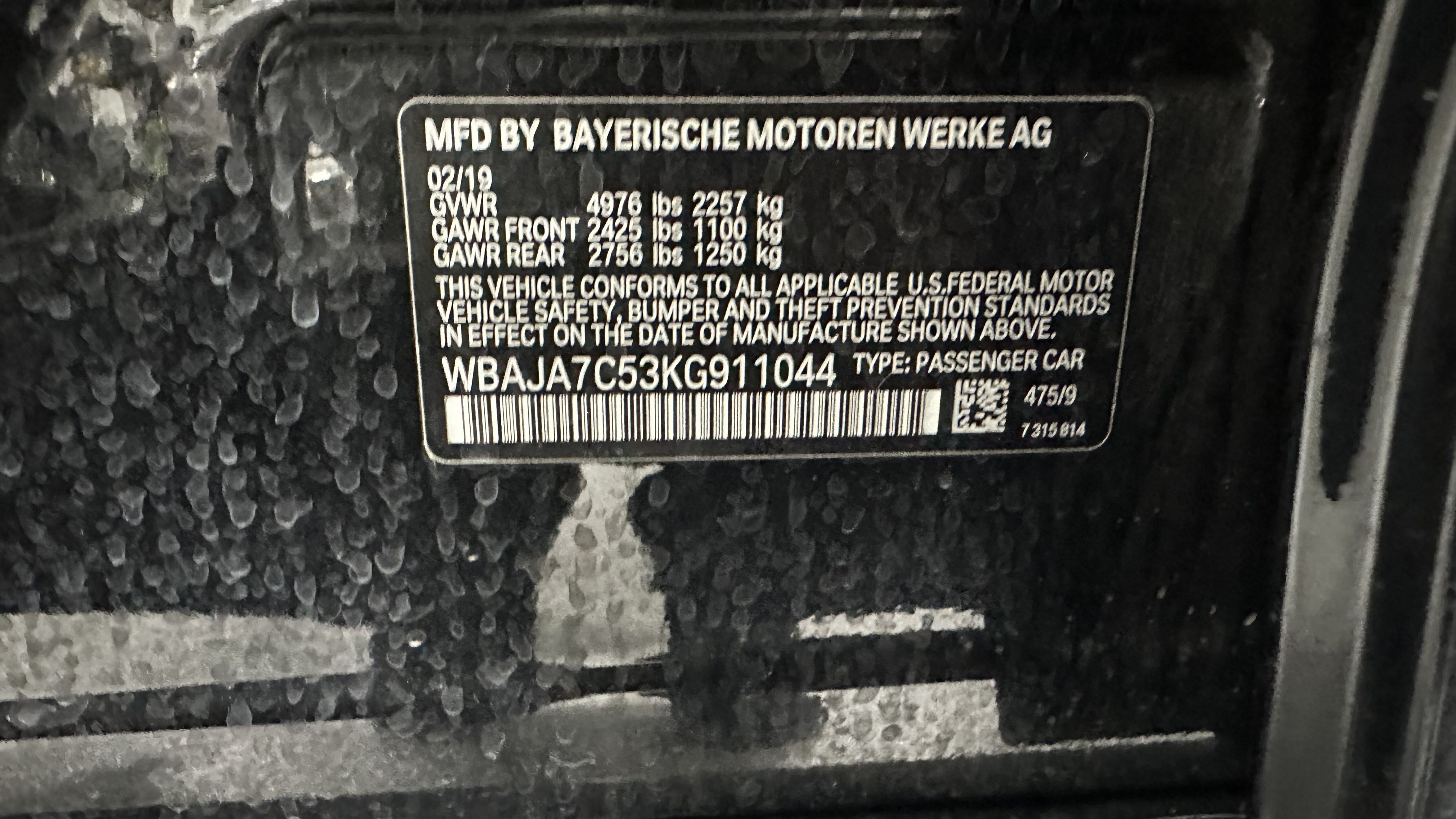 Used 2019 BMW 530i xDrive w/ Luxury Package AWD/4WD image 35