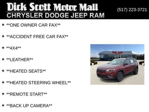 Certified 2021 Jeep Cherokee Latitude Lux 80th Anniv w/ Quick Order Package 26U 80TH image 9