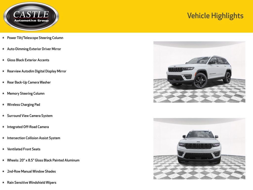 New 2025 Jeep Grand Cherokee Limited w/ Luxury Tech Group II AWD/4WD image 7