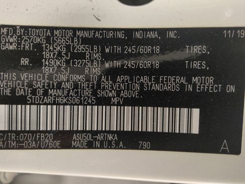 Used 2019 Toyota Highlander LE FWD image 33