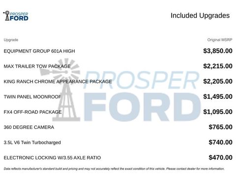 Used 2023 Ford F150 King Ranch w/ Equipment Group 601A High AWD/4WD image 3