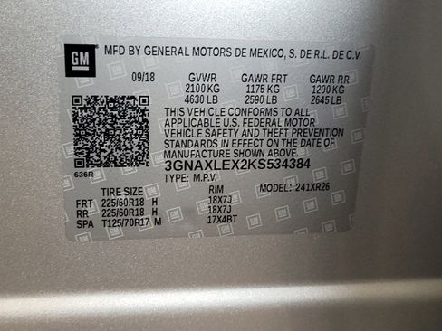 Used 2019 Chevrolet Equinox LT image 33