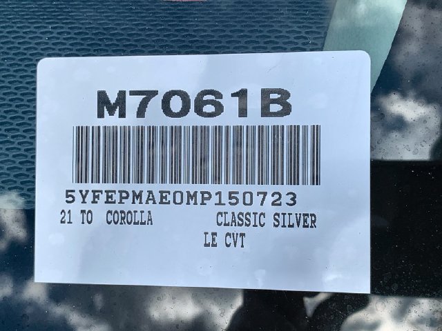 Used 2021 Toyota Corolla LE FWD image 47