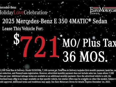 Certified 2025 Mercedes-Benz E 350 4MATIC Sedan