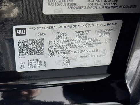 Certified 2024 GMC Sierra 1500 SLT w/ SLT Premium Plus Package image 33