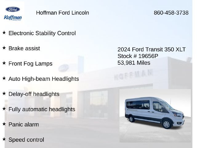 Certified 2024 Ford Transit 350 XLT RWD image 24