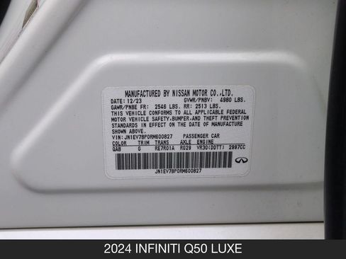 Used 2024 INFINITI Q50 Luxe w/ Cargo Package RWD image 26